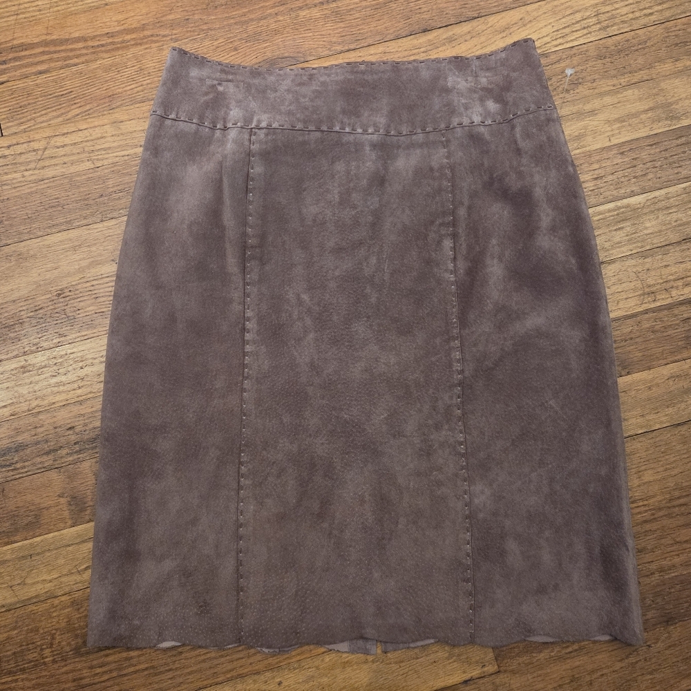 Rebecca Thomas Vintage Suede Skirt